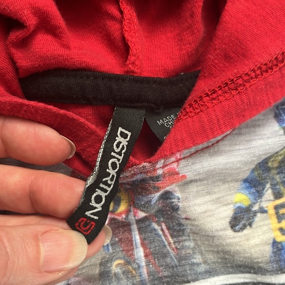 Boys tee shirt bundle one with dirt bike photo and one v-neck - Picture 5 of 7